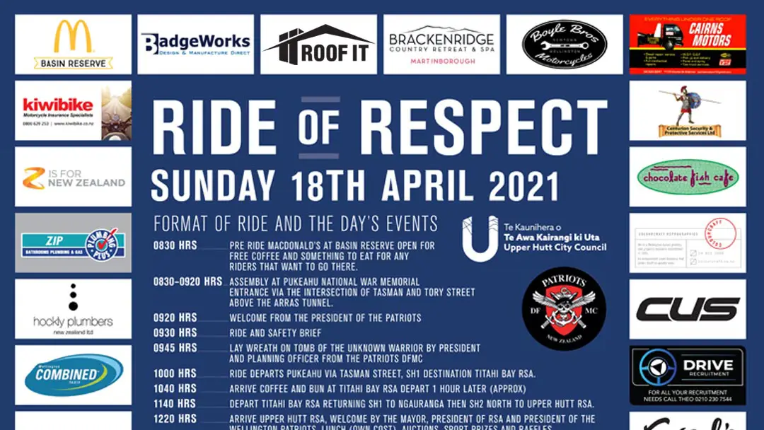 Roof It is proud to sponsor Ride of Respect.